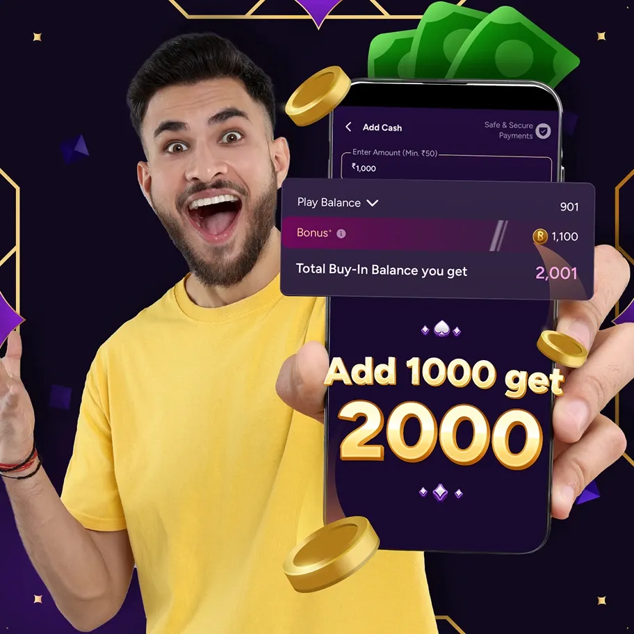 Join Rummy Prime to get welcome bonus